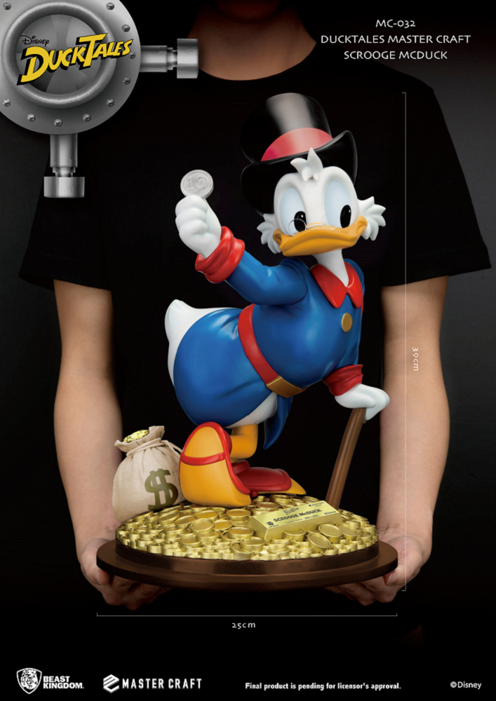Estatua Tio Patinhas Scrooge McDuck DuckTales Master Craft