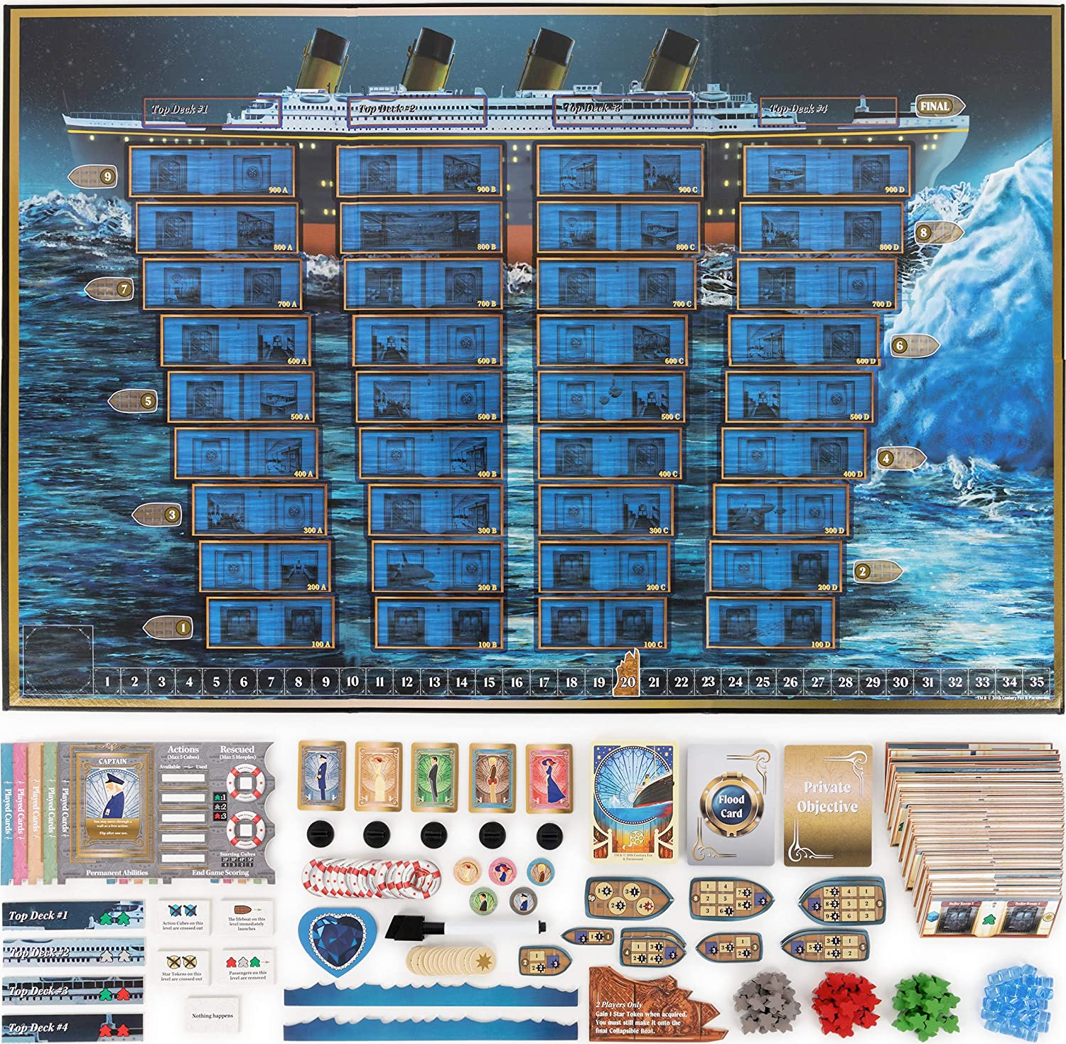 Jogo de Tabuleiro Titanic Board Game