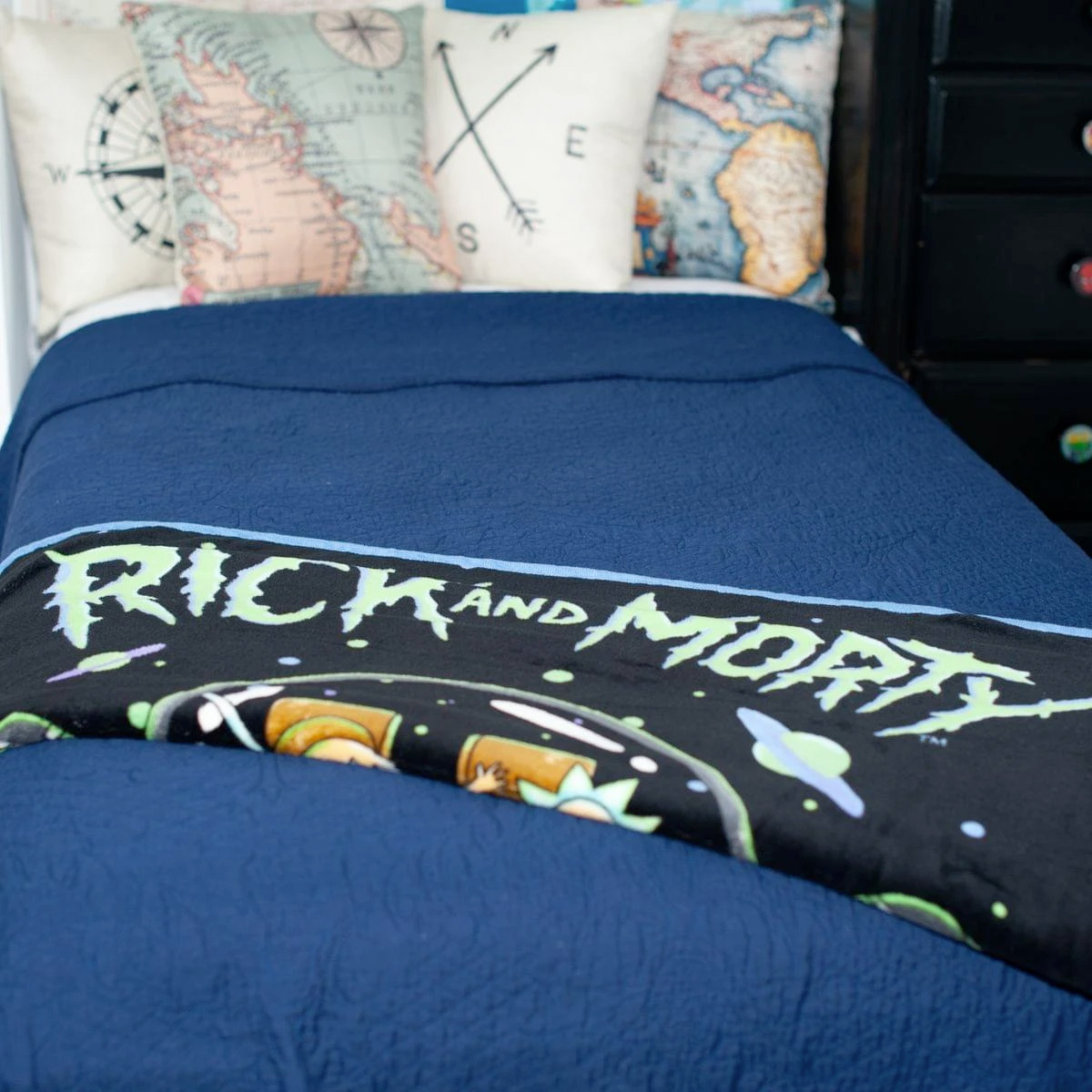 Cobertor de Lance Rick and Morty Fresh Start Fleece Throw Blanket