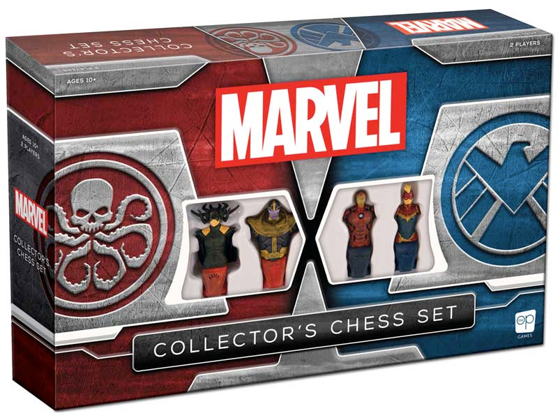 Xadrez Marvel Collectors Chess Set SHIELD vs Hydra
