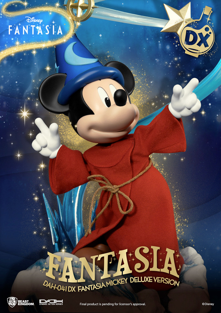 Action Figure Sorcerer Mickey Fantasia DAH-041DX Deluxe
