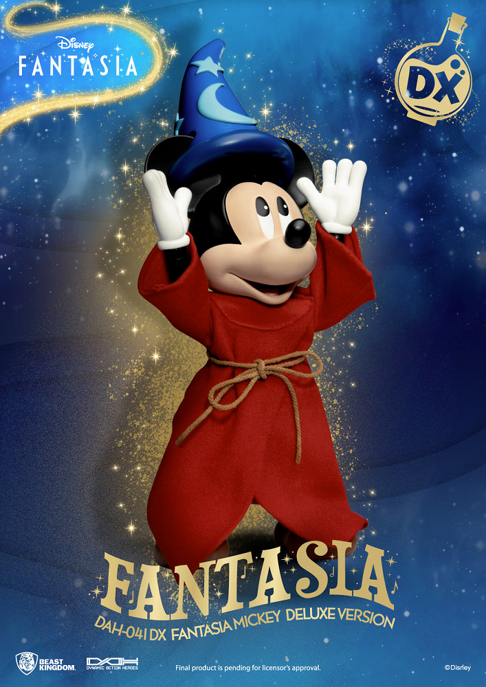 Action Figure Sorcerer Mickey Fantasia DAH-041DX Deluxe