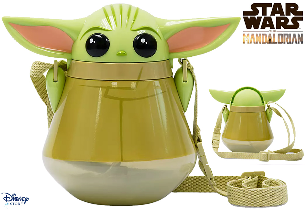 Cantil Baby Yoda The Child Flip-Top Canteen-Star Wars Mandalorian