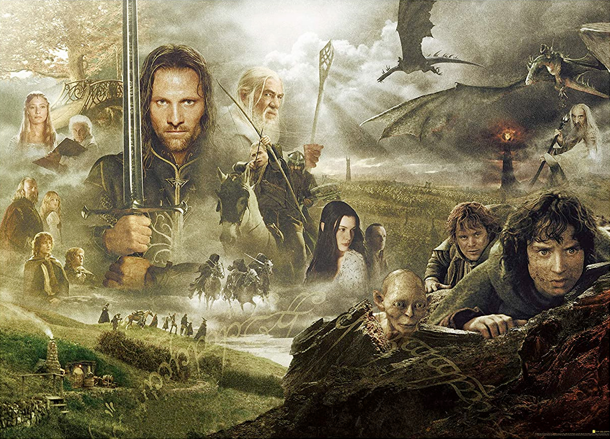 Quebra-Cabeca Senhor dos Aneis Lord of the Rings Saga 3000-Piece Puzzle