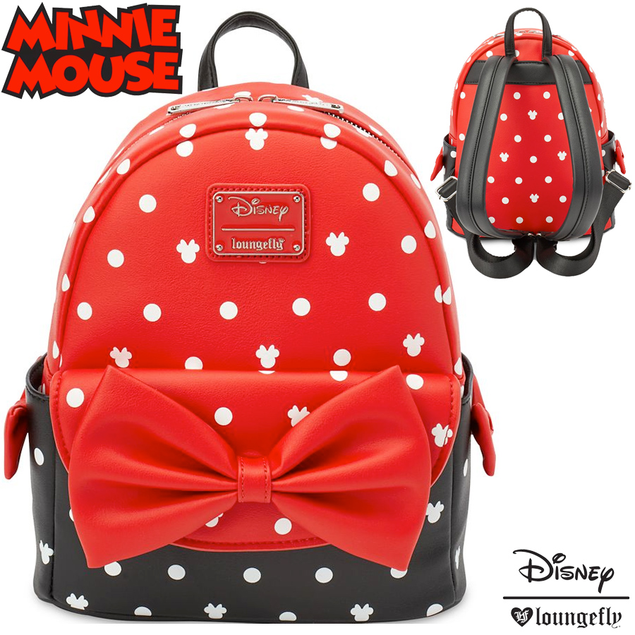 Mochila Minnie Mouse Bow Loungefly Mini Backpack