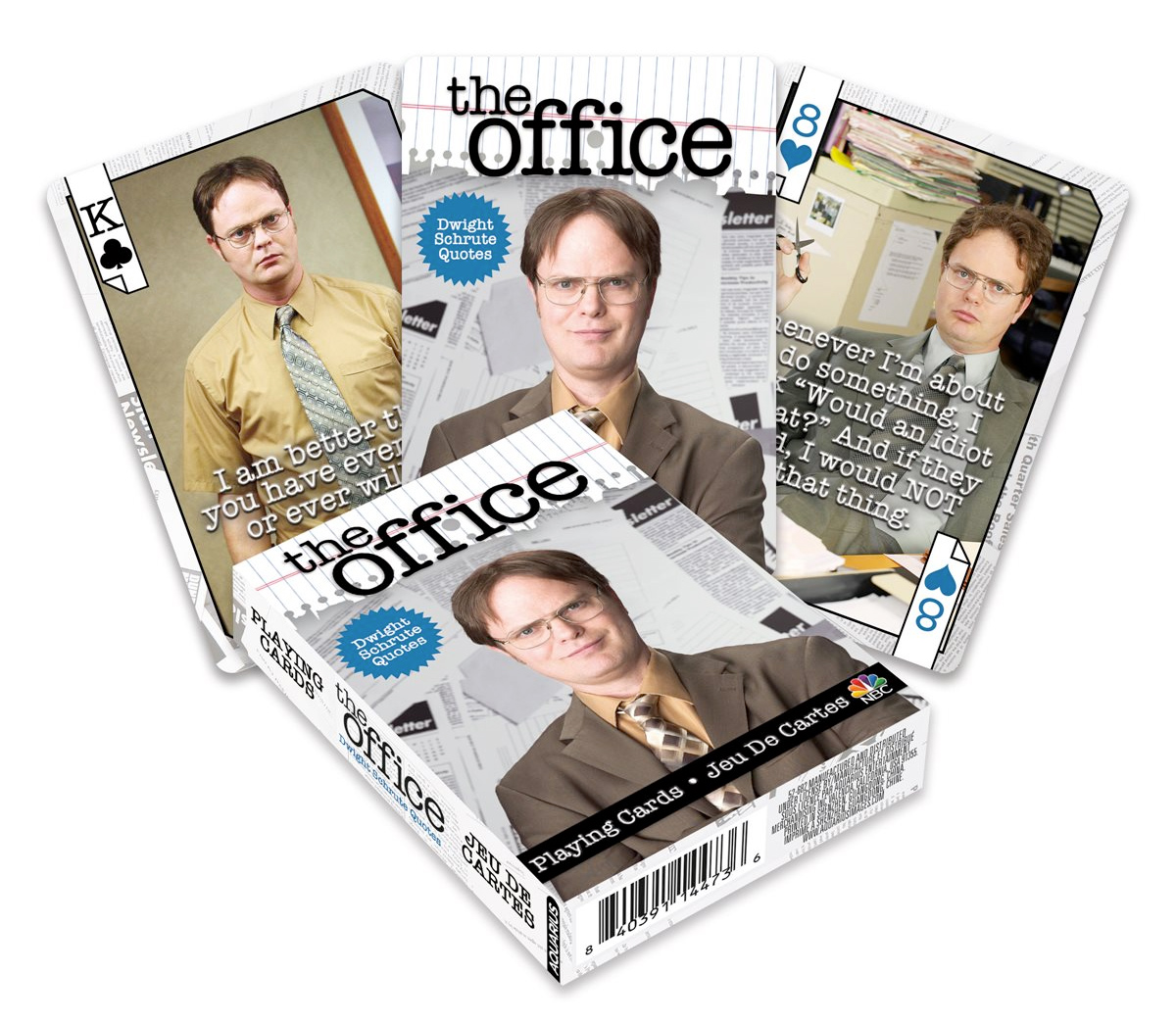 Baralhos The Office Dwight Scrute e Michael Scott-