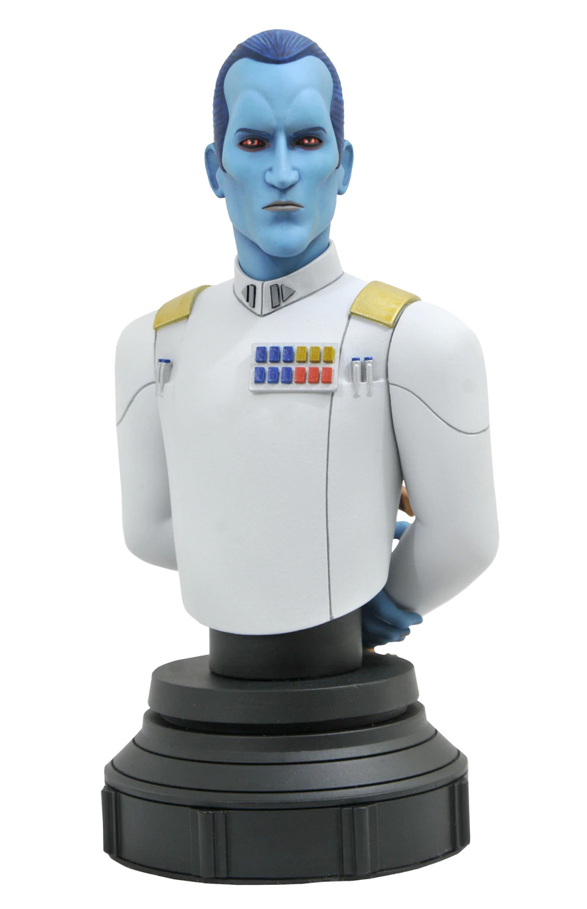 Grand Admiral Thrawn Star Wars Rebels Animated Mini Bust