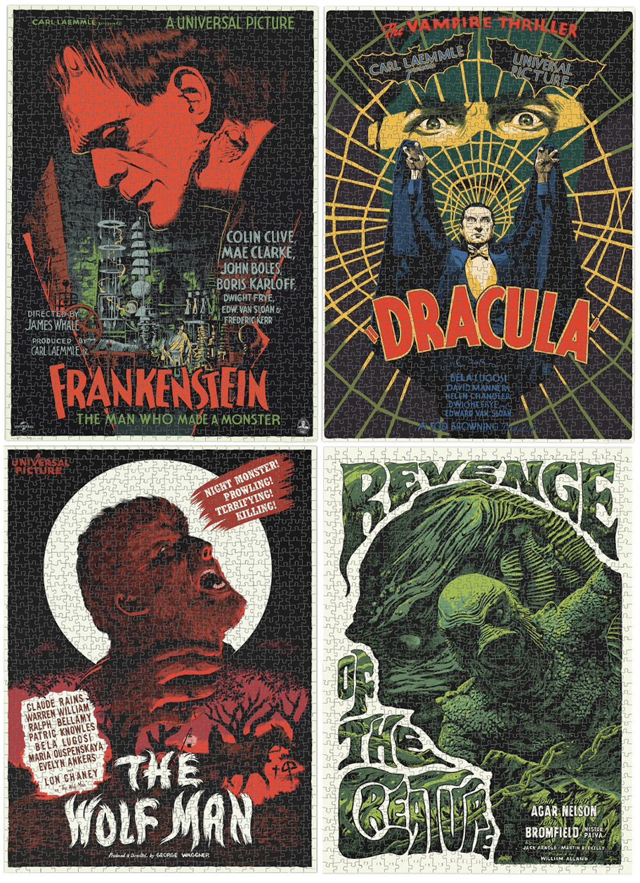 Quebra-Cabeças Universal Monsters Posters by Francesco Francavilla Puzzles