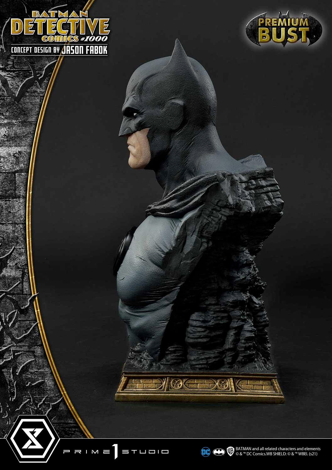 Busto Batman Detective Comics #1000 por Jason Fabok