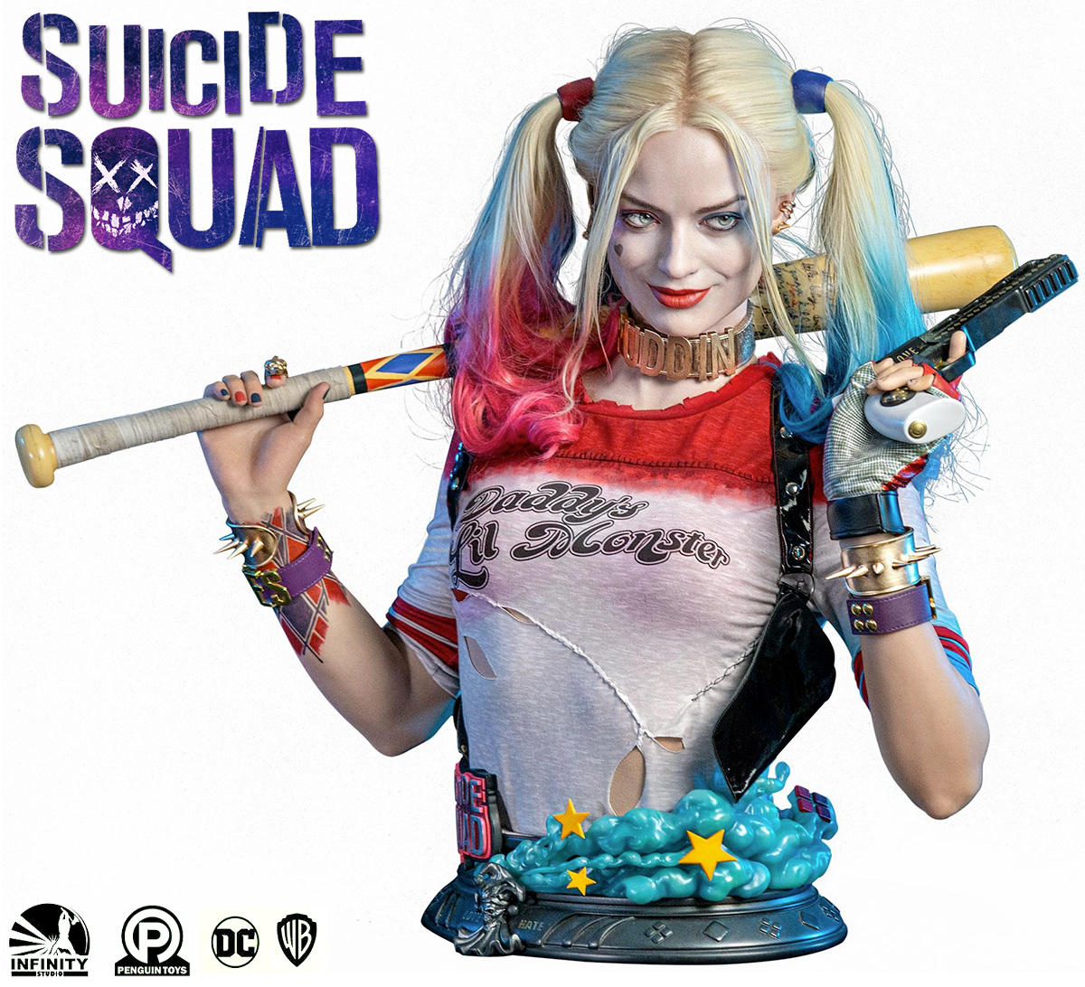 Busto Arlequina Suicide Squad Harley Quinn Life-Size Bust