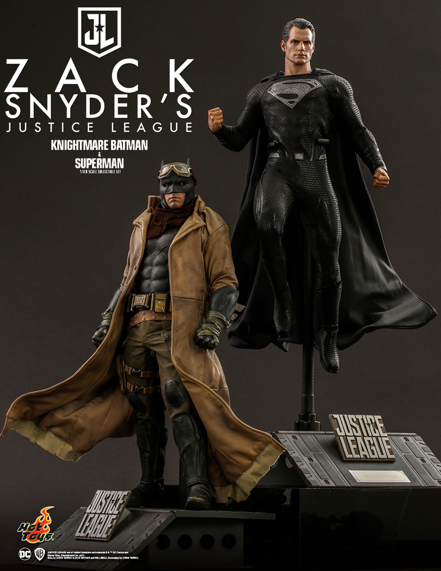 Action Figures Liga da Justiça de Zack Snyder Superman Batman Hot Toys