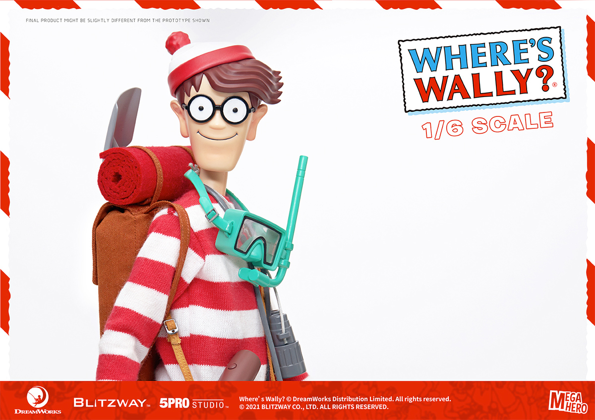 Where's Waldo? Waldo 1/6 Scale MEGAHERO Figure