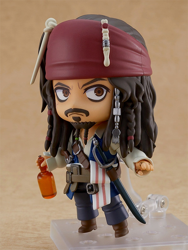 Boneco Nendoroid Jack Sparrow Piratas do Caribe