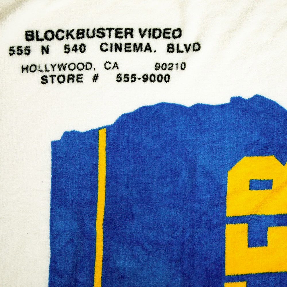 Cobertor de Lance Caixa VHS da Blockbuster