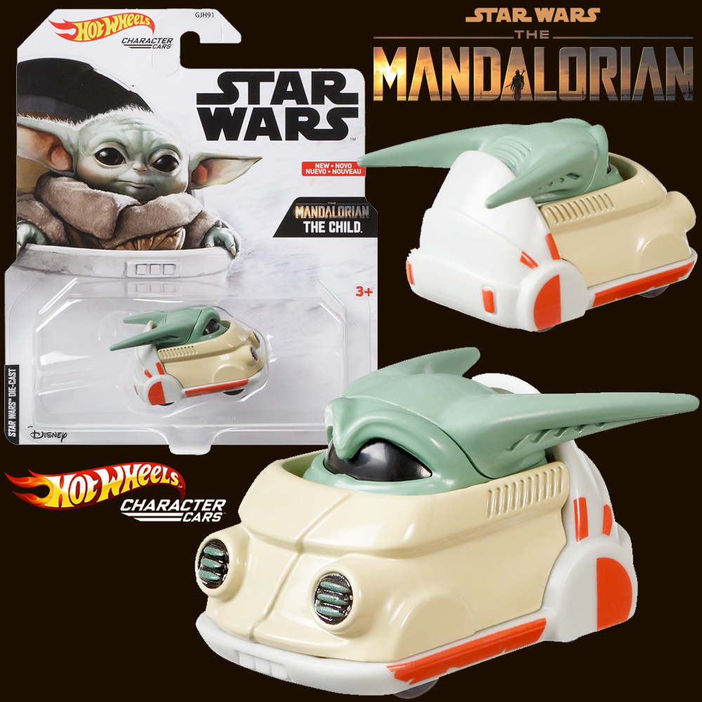 Carrinho Hot Wheels Baby Yoda Star Wars: The Mandalorian