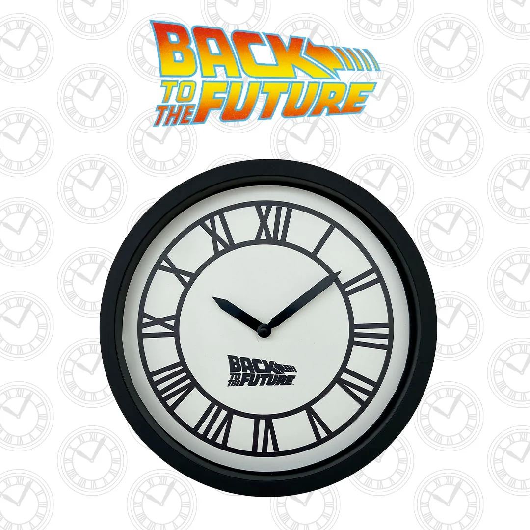 Relogio de Parede De Volta para o Futuro Back To The Future Hill Valley Wall Clock