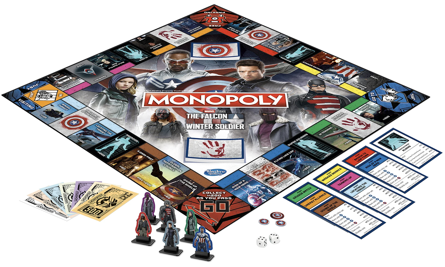 Jogo Monopoly Marvel Studios The Falcon and the Winter Soldier Edition