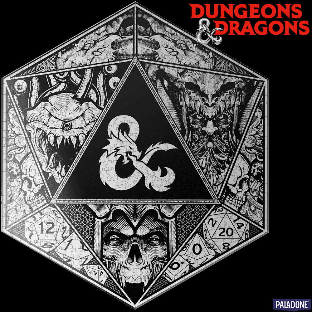 Quebra-Cabeça Dungeons & Dragons com 750 Peças