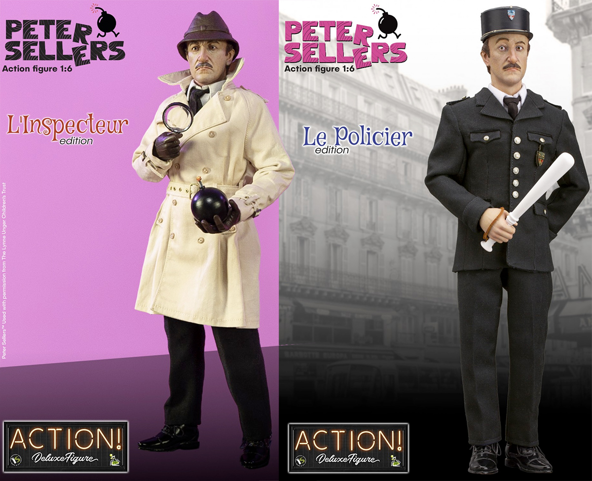 Action Figure Peter Sellers Inspetor Jacques Clouseau Deluxe Infinite Statue
