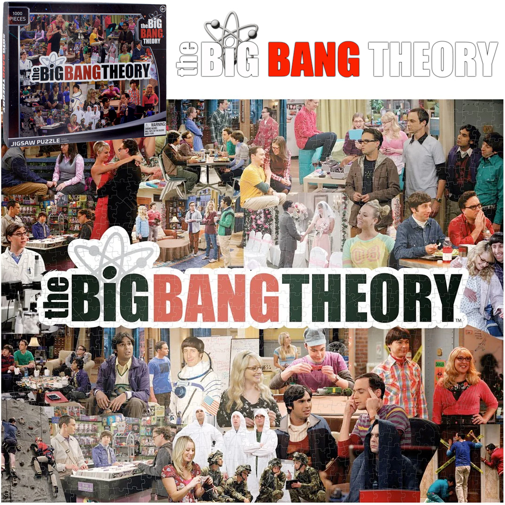 Quebra-Cabeça The Big Bang Theory com 1.000 Peças