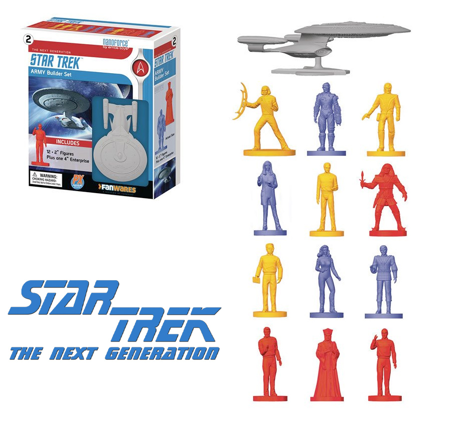 Bonecos Star Trek Nanoforce Army Builder Mini-Figures