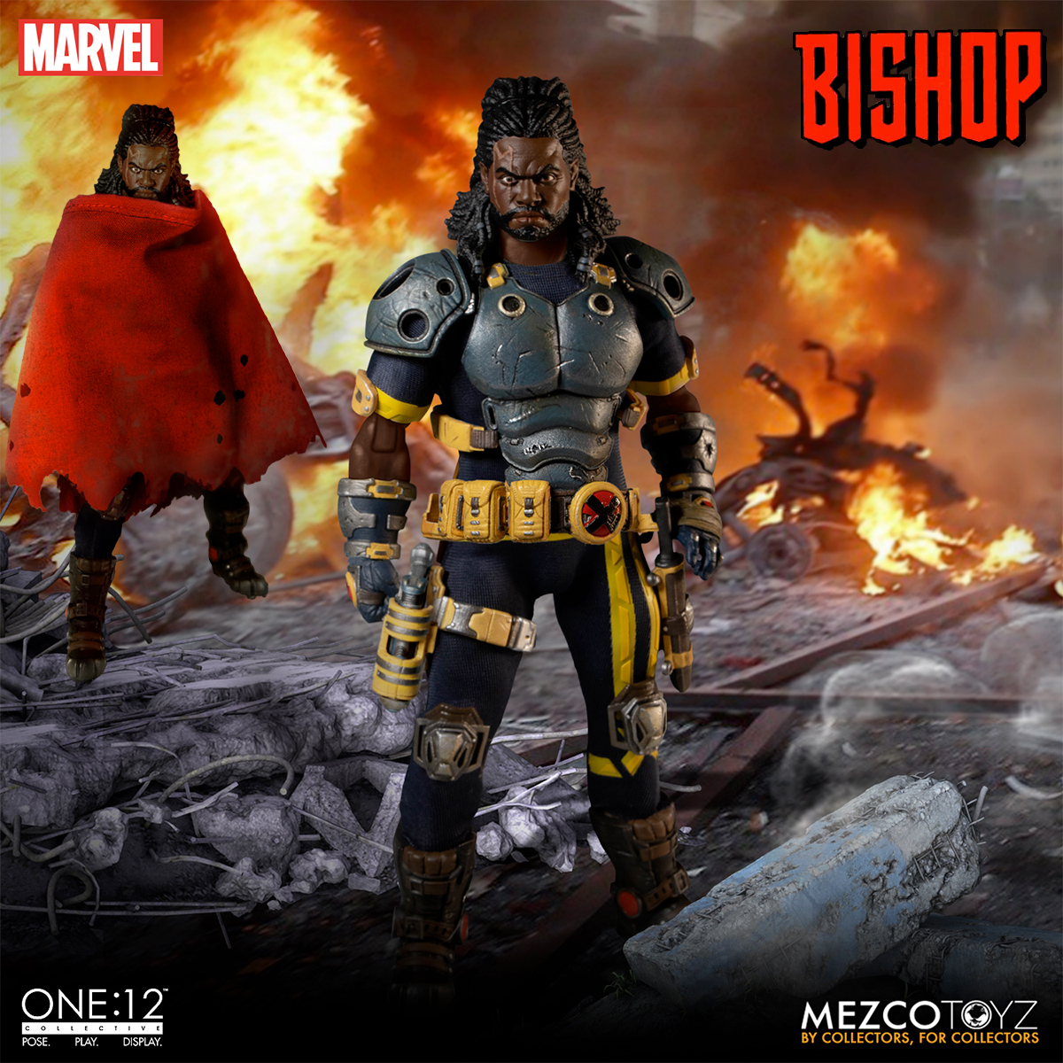 Action Figure Marvel Lucas Bishop One-12 Collective Mezco