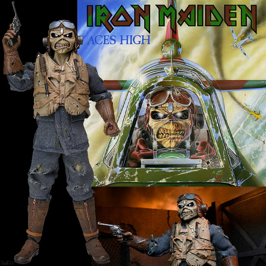 Aces High Eddie Iron Maiden 8-Inch Clothed Action Figure