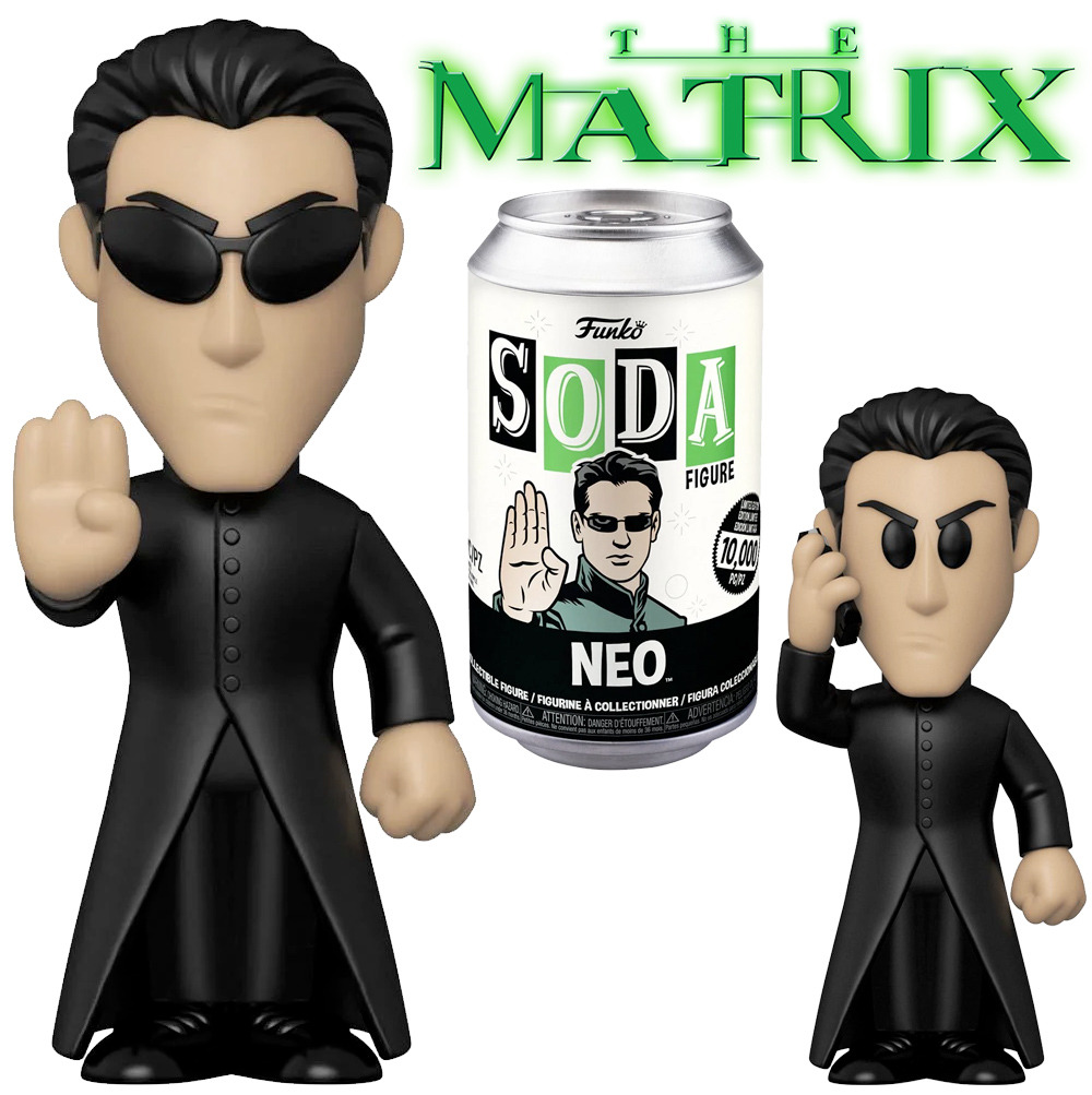 Boneco Funko Vinyl SODA The Matrix Neo