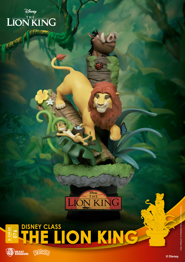 O Rei Leão Hakuna Matata D-Stage Estátua/Diorama 360 Graus da Beast Kingdom