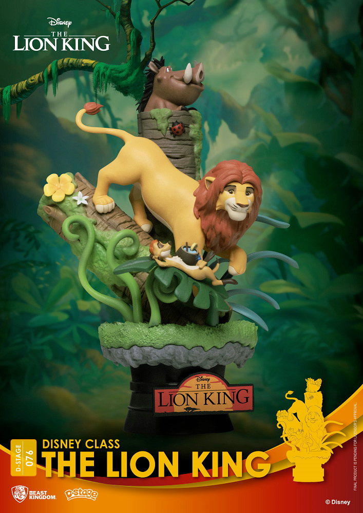 O Rei Leão Hakuna Matata D-Stage Estátua/Diorama 360 Graus da Beast Kingdom