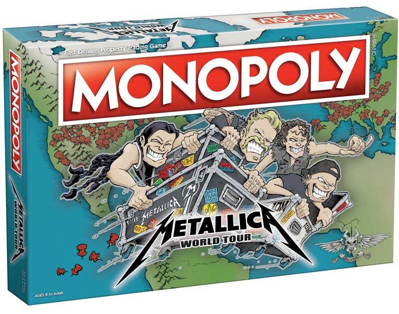Jogo Monopoly Metallica World Tour Edition