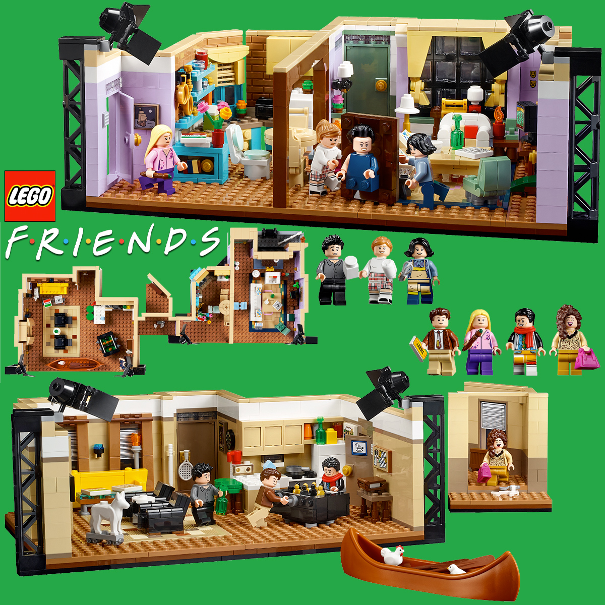 LEGO Friends Sitcom The Friends Apartments