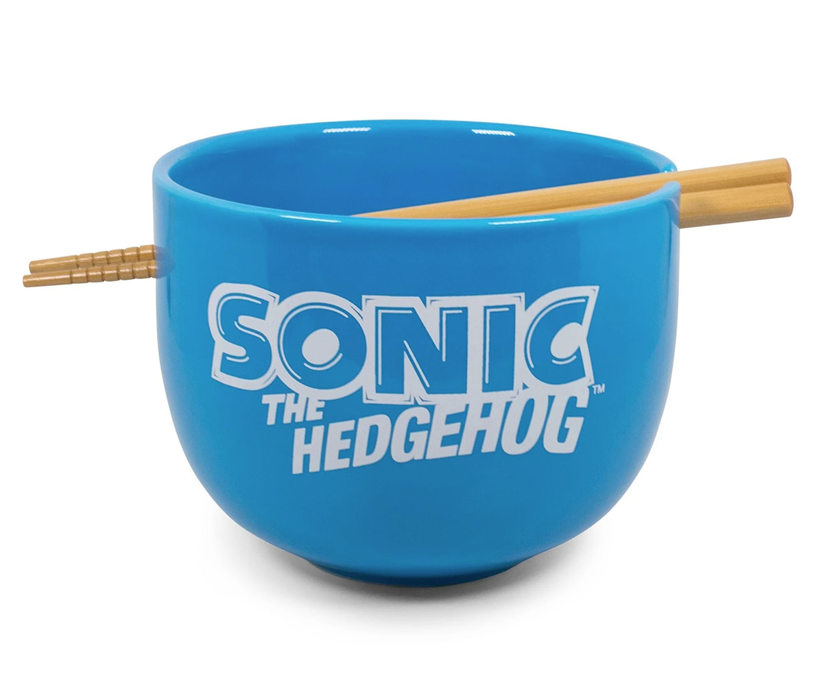 Tigela Sonic the Hedgehog Ramen com Hashis