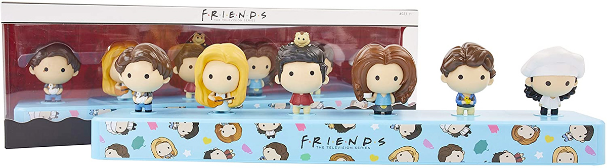 Mini-Figuras Falantes Friends Desktop Talkies com 18 Frases