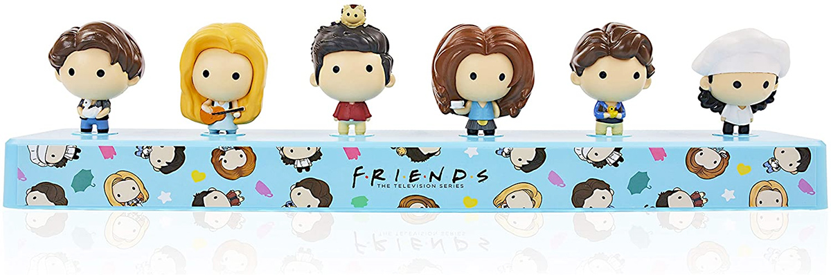 Mini-Figuras Falantes Friends Desktop Talkies com 18 Frases