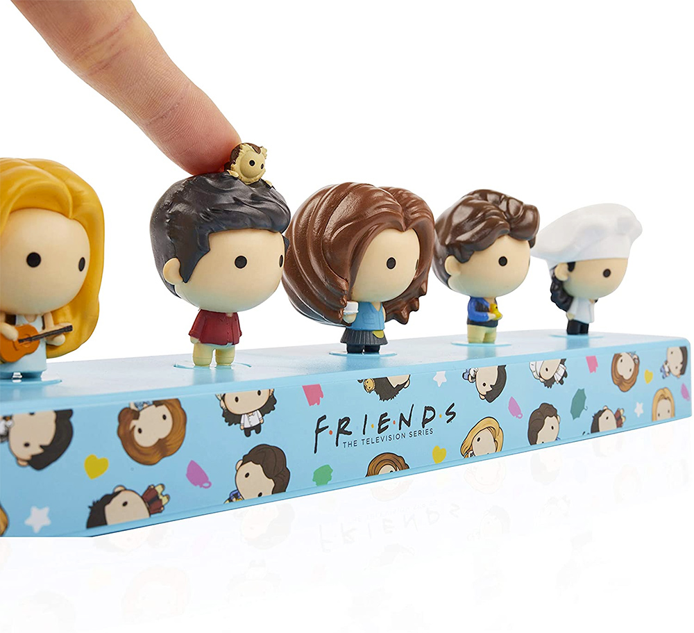 Mini-Figuras Falantes Friends Desktop Talkies com 18 Frases