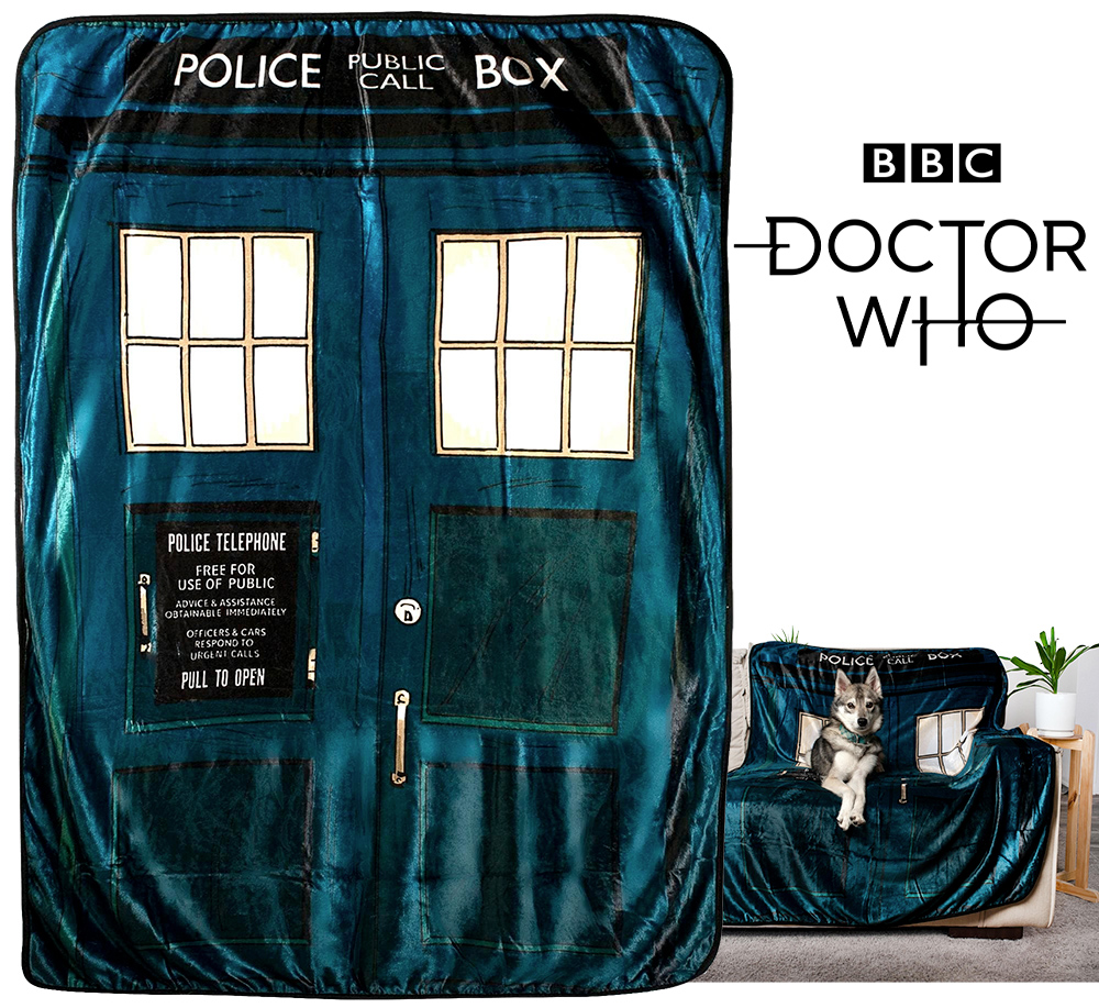 Cobertor de Lance TARDIS Doctor Who