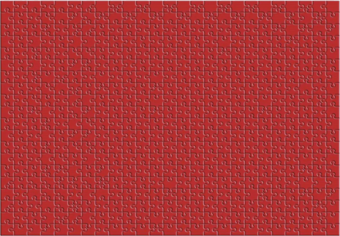 Quebra-Cabeça Impossível Ketchup Heinz com 570 Peças Vermelhas