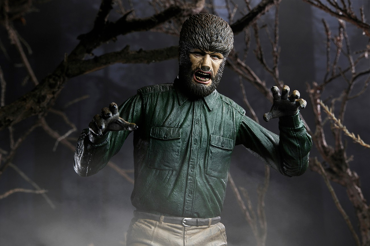The Wolf Man (Lon Chaney Jr.) 80 Anos - Action Figure Neca Ultimate 7″ Monstros da Universal