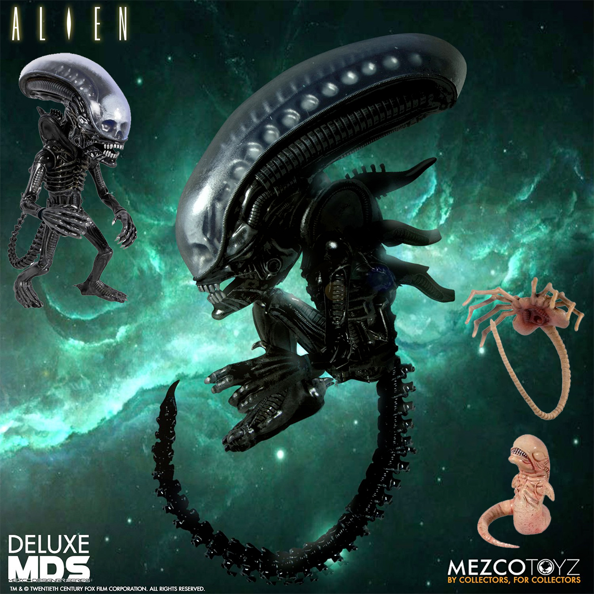Boneco Alien Deluxe Mezco Designer Series MDS