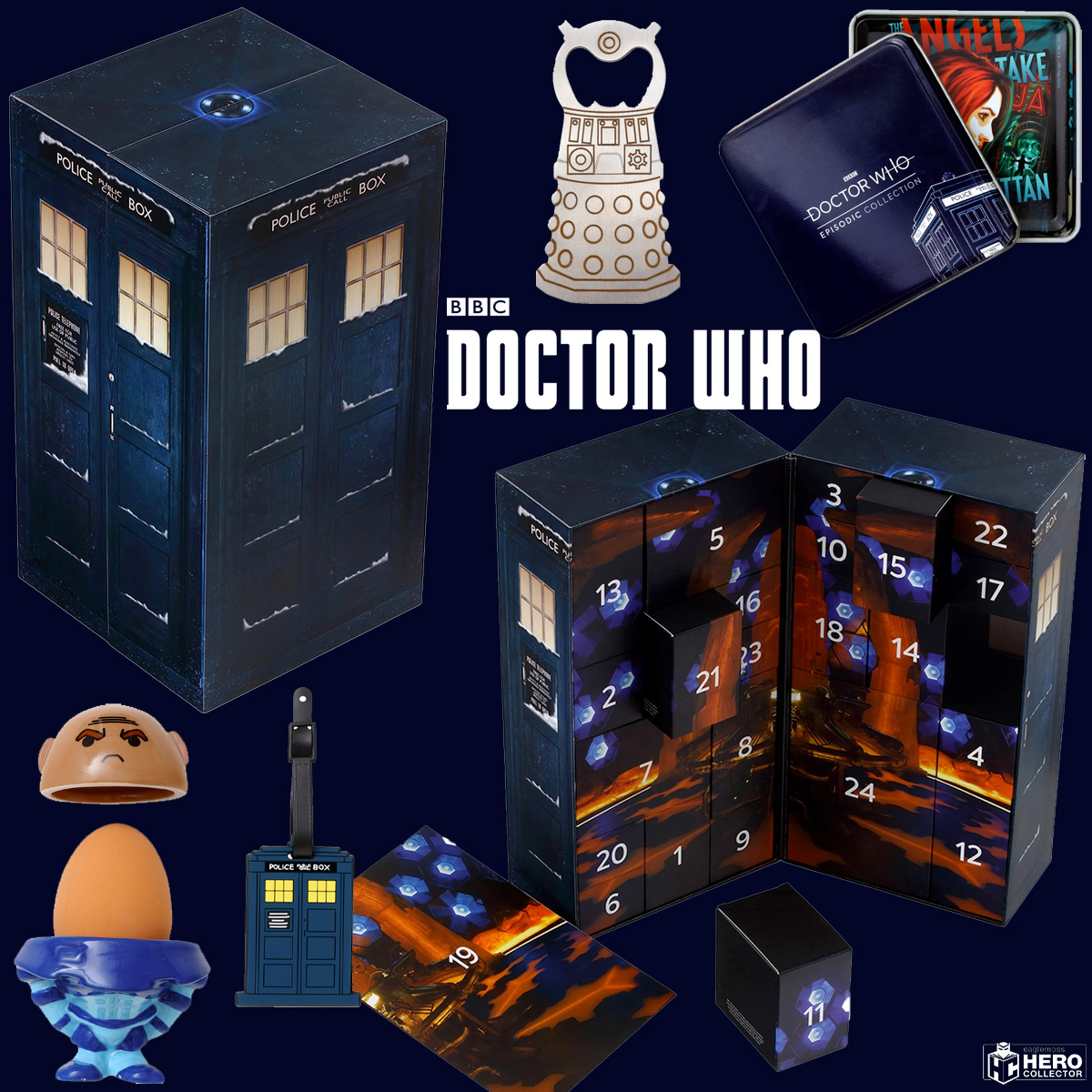 Calendário do Advento Doctor Who TARDIS