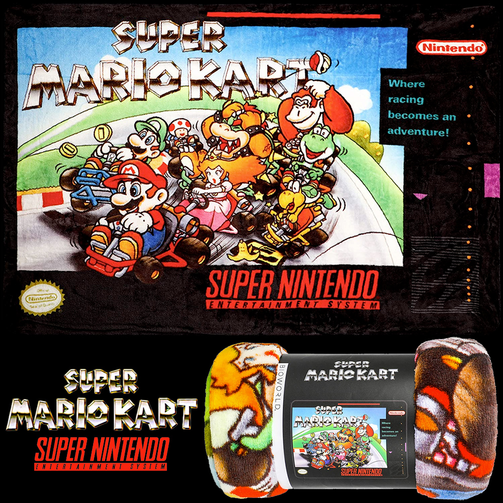 Cobertor de Lance Super Mario Kart (SNES)