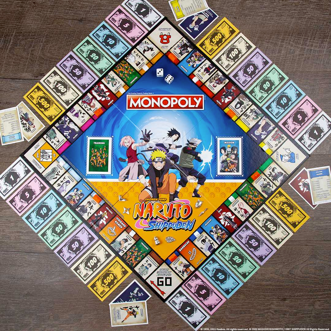 Jogo Monopoly Naruto Shippuden