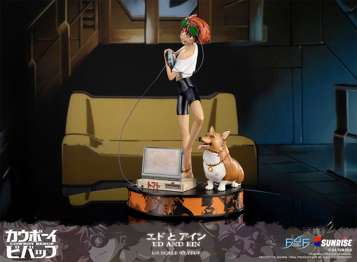 Cowboy Bebop Ed and Ein 1/4 Scale Statue