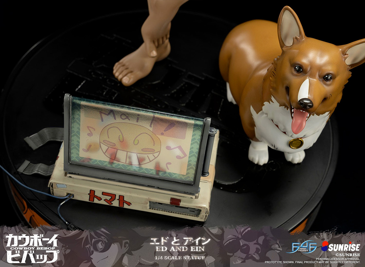 Cowboy Bebop Ed and Ein 1/4 Scale Statue