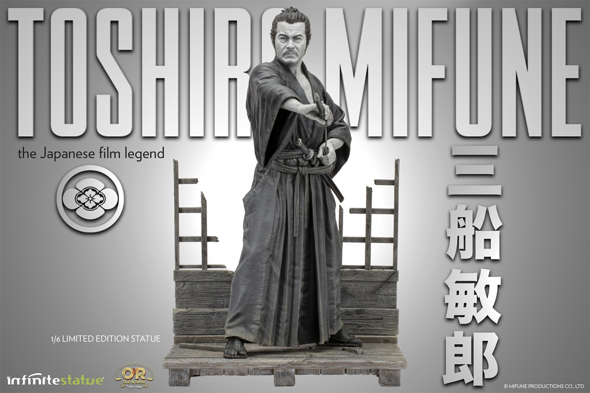 Toshiro Mifune, o Último Samurai - Estátua Perfeita 1:6 da Infinite Statue