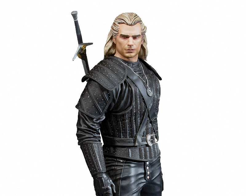 Figura Geralt de Rivia (Henry Cavill) da Série The Witcher do Netflix