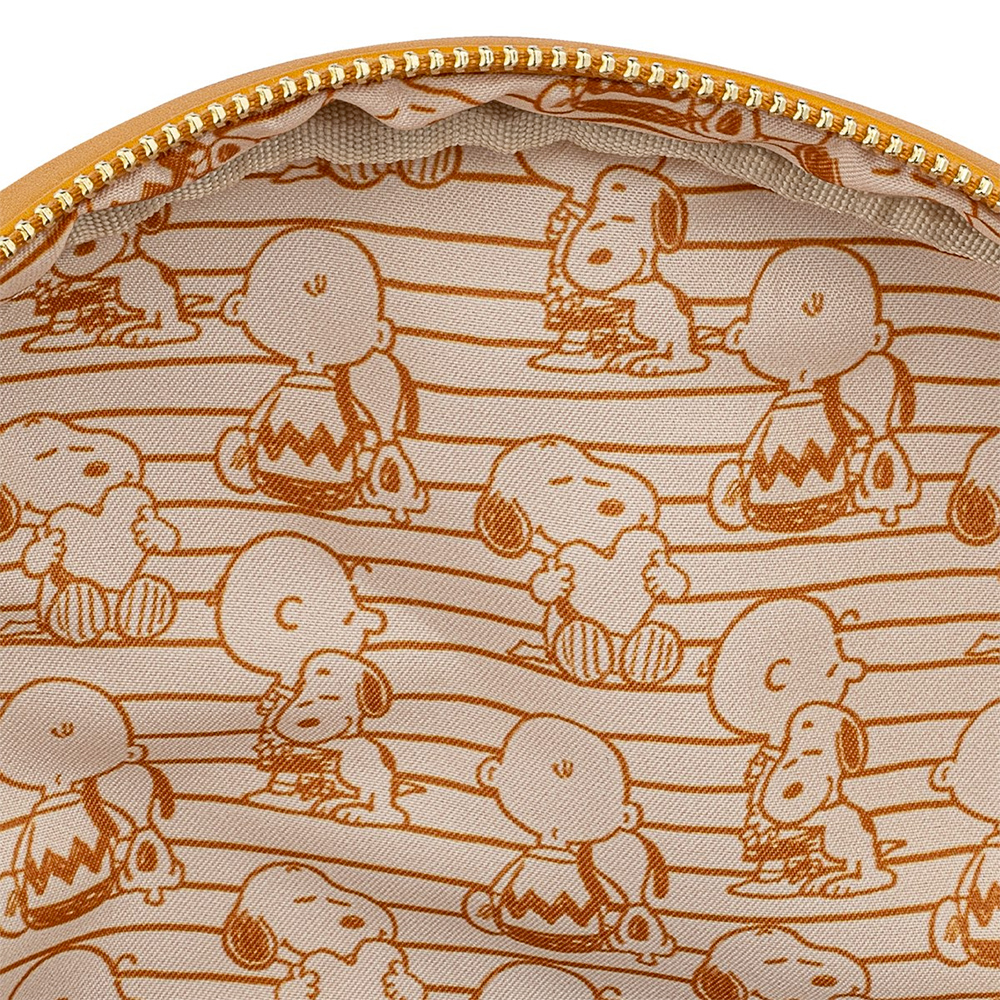 Mini Mochila Peanuts Loungefly: Charlie Brown e Snoopy Melhores Amigos
