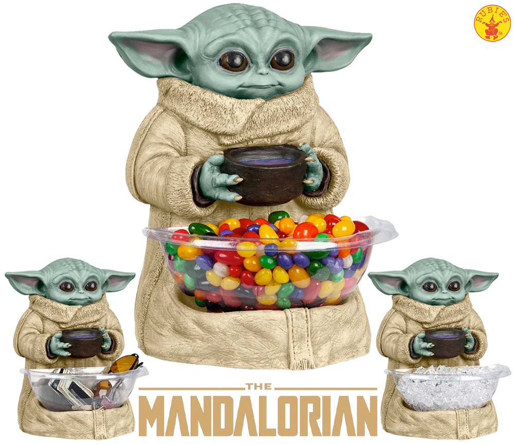 Porta Balas Baby Yoda The Child Star Wars The Mandalorian Mini Candy Bowl Holder