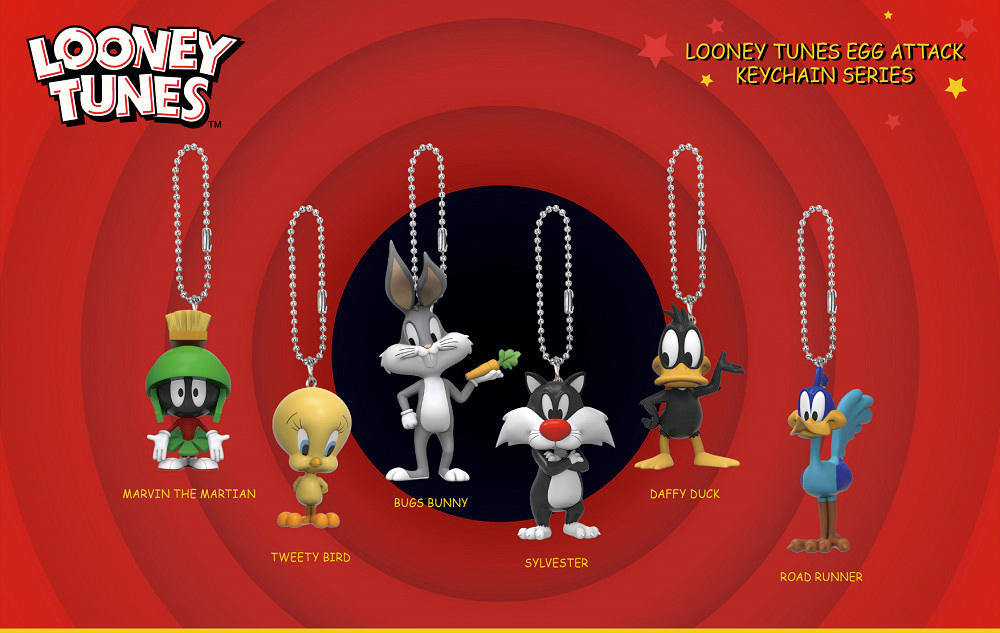 Comparação de tamanhos de embalagens da Warner Bros, Maiores Personagens  do Looney Tunes